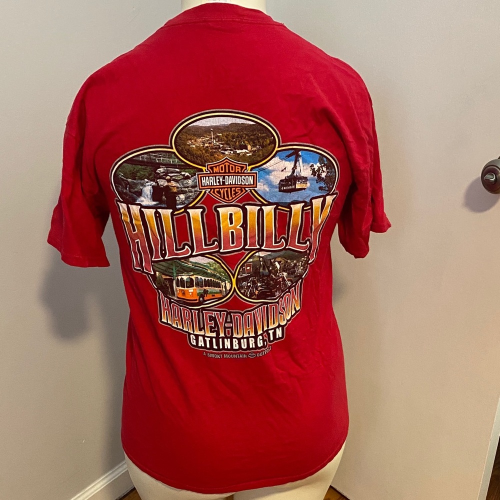 Harley-Davidson Red Hillbilly Graphic Tee